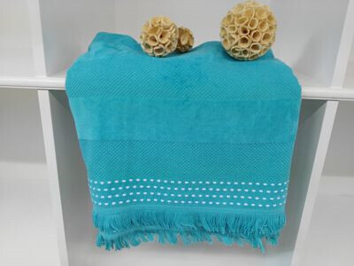 toalla pareo playa 100X180 turquesa on line